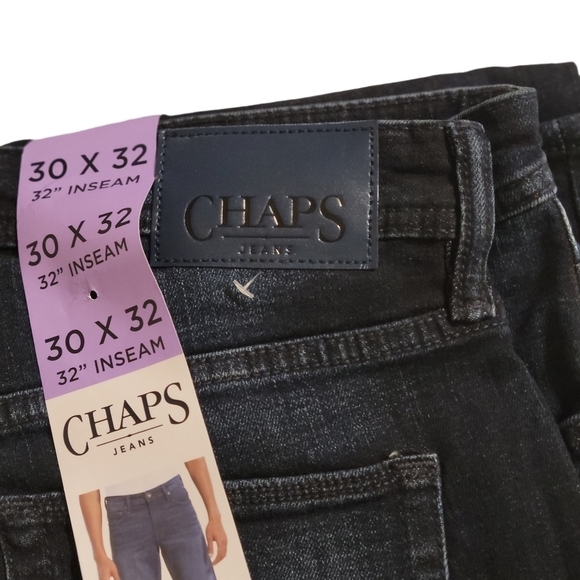 CHAPS MEN'S slim Straight jeans size 30×32 I. ABYSS WASH - Picture 5 of 5